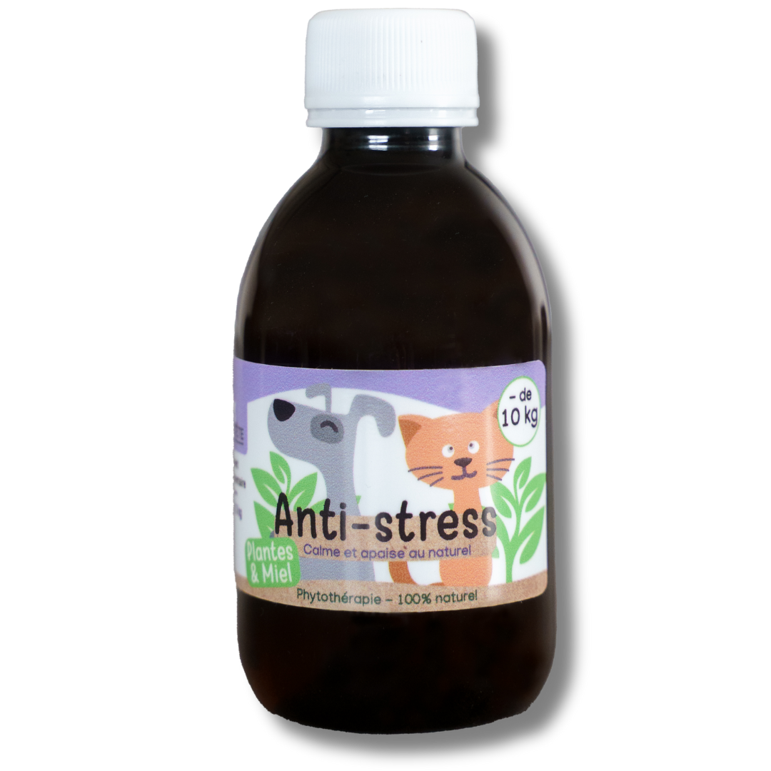 Sirop Naturel Stress 200mL - Chiens et Chats de - 10KG
