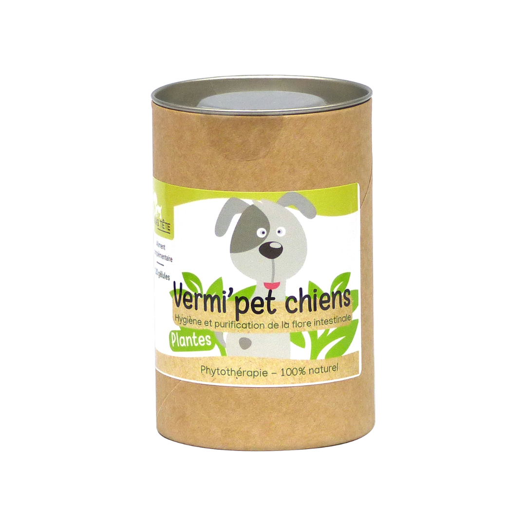 Vermifuge Chiens naturel - 120 gelules - Vermipet