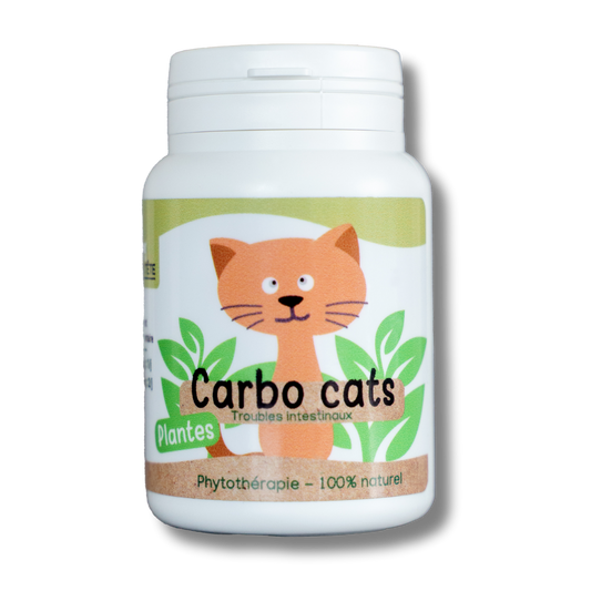 Digestion Carbo Cats naturel - 30 gelules - Chat