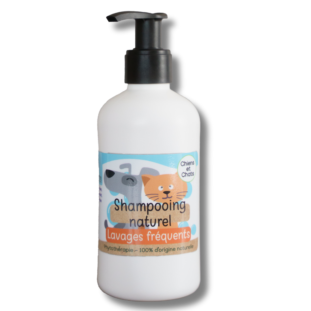 Shampoing naturel 250mL - Lavage frequent